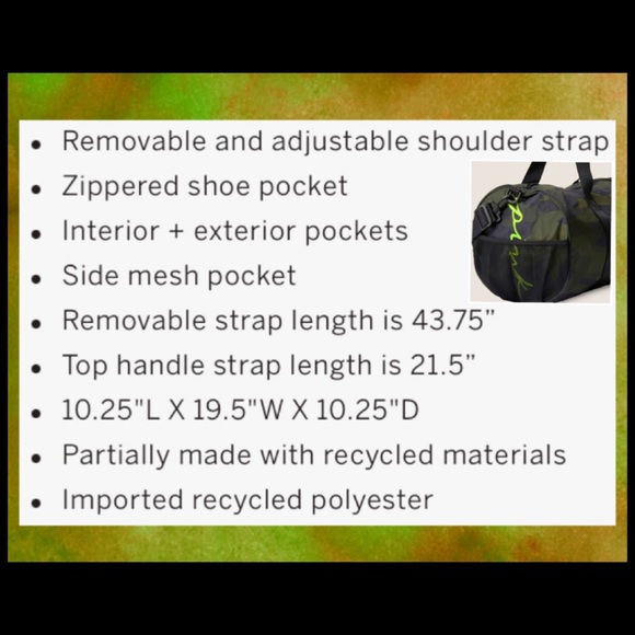 ★LAST ONE! VS PINK Everyday Camo Duffle Bag Satchel Backpack Carryon Tote NEW! - Picture 5 of 8